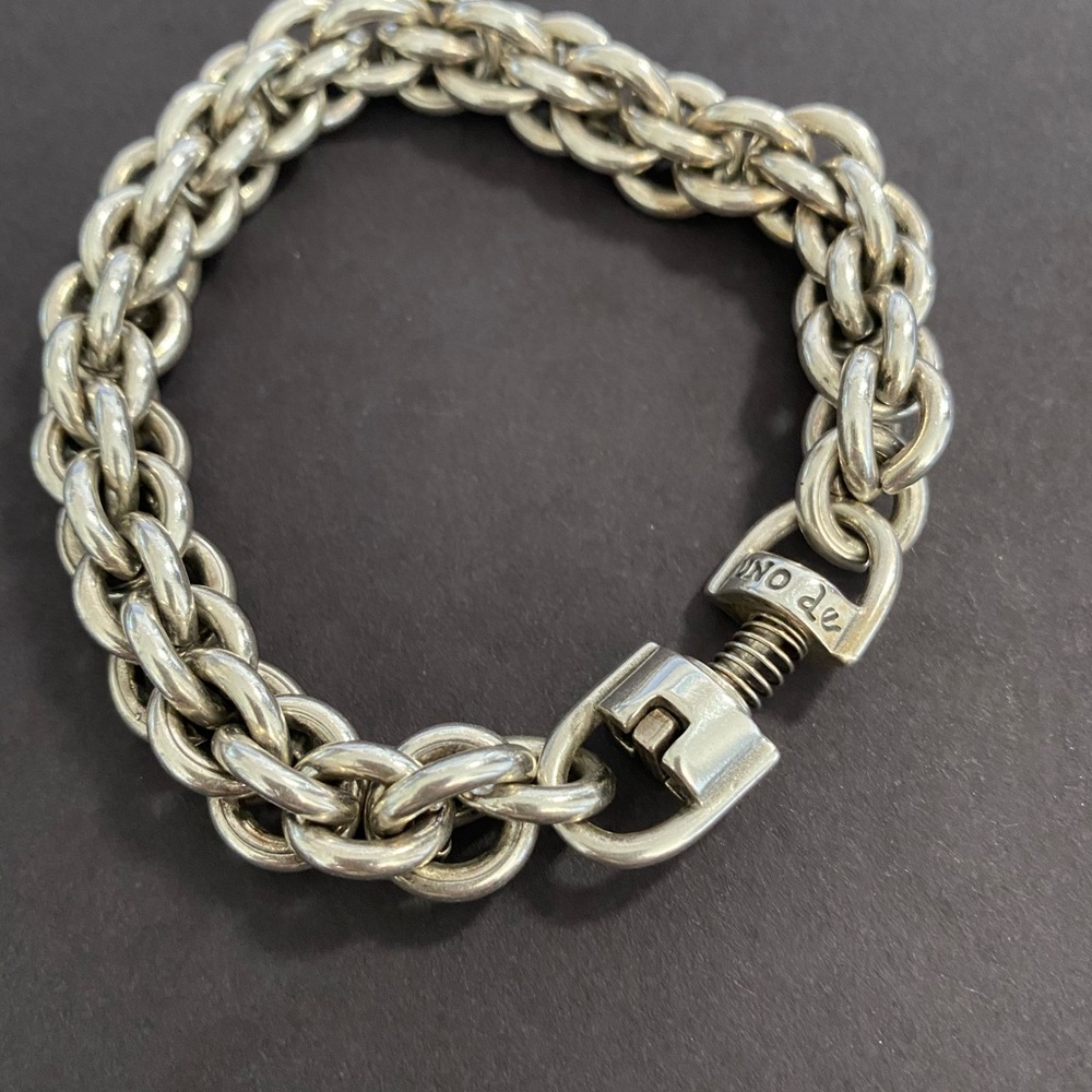 COPY - Uno de 50 silver bracelet